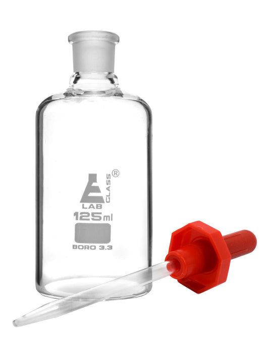 Dropping Bottle, 125mL - Transparent - Borosilicate Glass