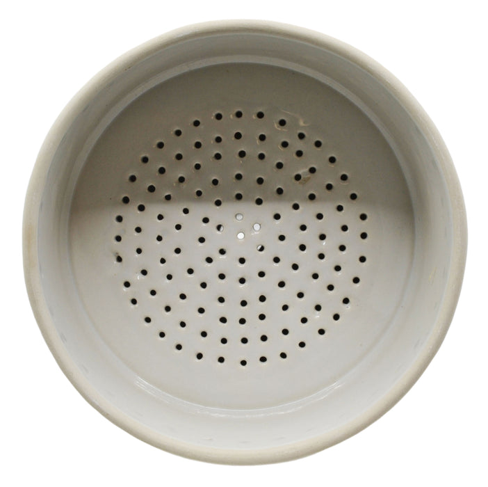Buchner Funnel, 15cm - Porcelain - Straight Sides, Perforated Plate - Eisco Labs