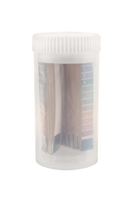 200PK pH Test Strips, 1-14 Range - 20 x 10 Booklets in Plastic Vial