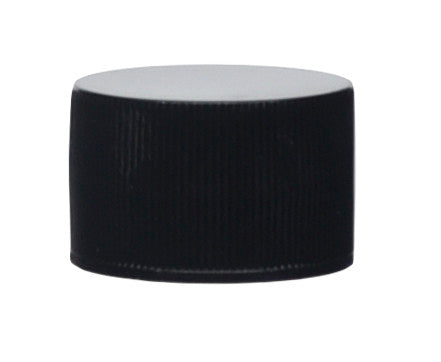 Pack of 6 Bottles, 16oz (28-410) - HDPE Plastic - With Black Caps - hBARSCI