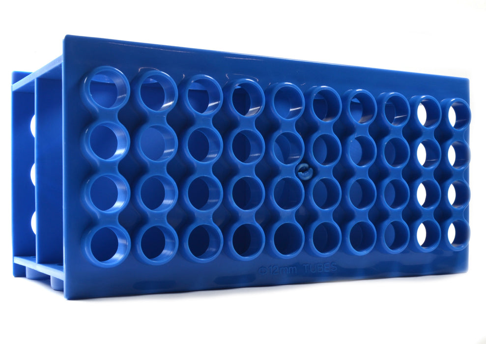 Universal Glassware Rack - Holds 30mm, 20mm, 17mm and 12mm Tubes - Polypropylene