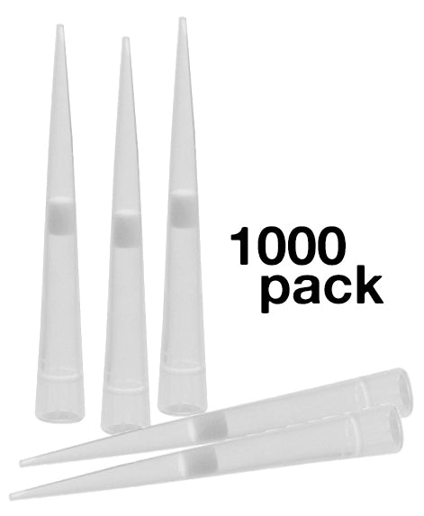 Filtered Micropipette Tips, 1,000pc - 50µl capacity - Non-Sterile - Autoclavable - Eisco Labs