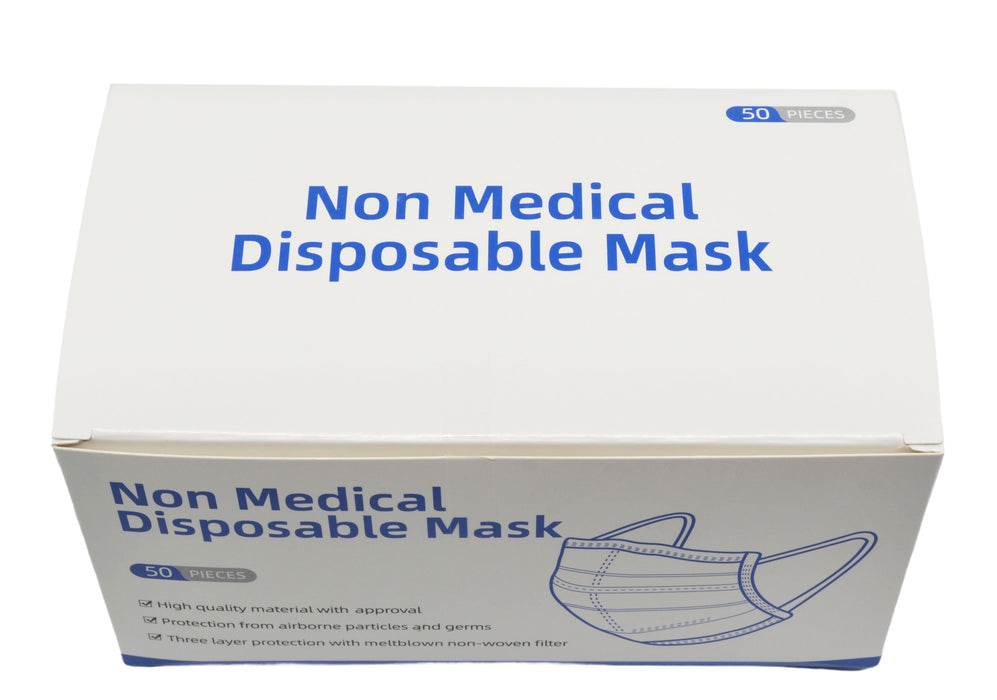disposable nonmedical face mask box