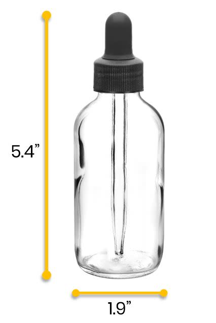 Dropping Bottle, 100mL - Transparent - Screw Cap - Soda Glass
