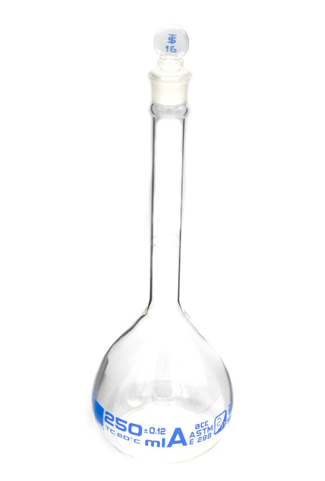 Flasks Volumetric with Glass Stopper Class - A, 250 ml