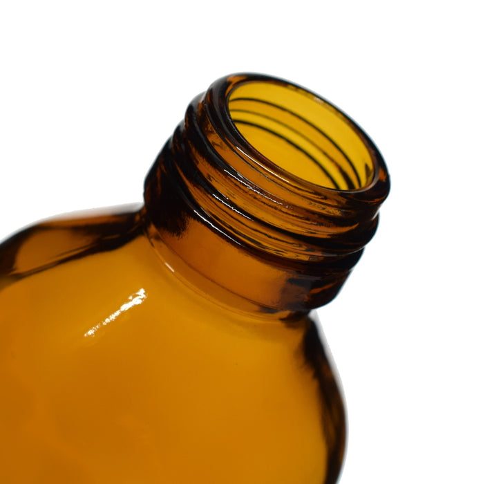 12PK Reagent Bottles, 100ml - Amber - With Screw Cap - Soda Glass