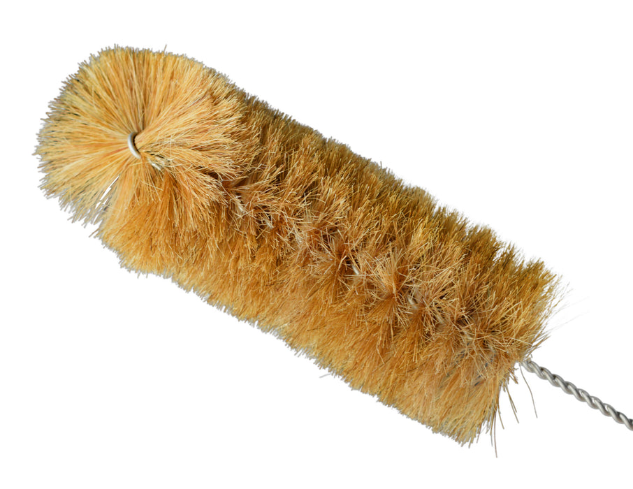 Bristle Cleaning Brush - Fan-Shaped End, 16.25" Length - 3" Diameter