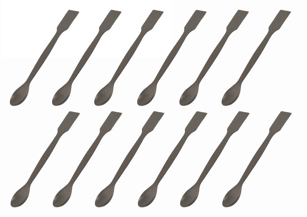 12PK Scoops with Spatulas, 5.9 Inch - Teflon Coated Stainless Steel
