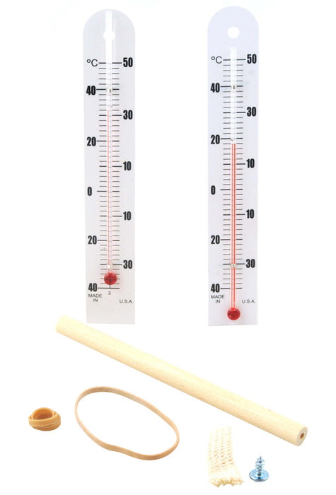 Sling Psychrometer Kit - Determine Relative Humidity & Dew Point