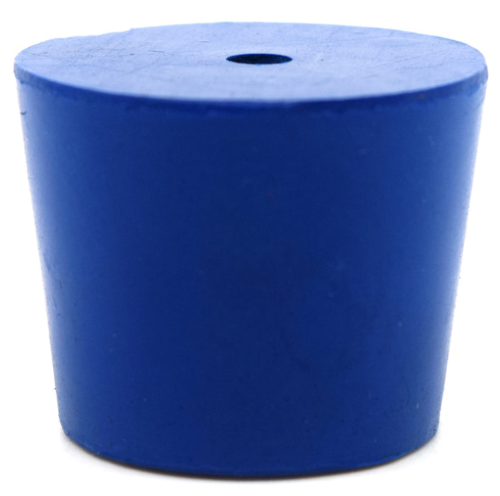 10PK Neoprene Stoppers, 1 Hole - ASTM - Size: #6 - 26mm Bottom, 32mm Top, 25mm Length