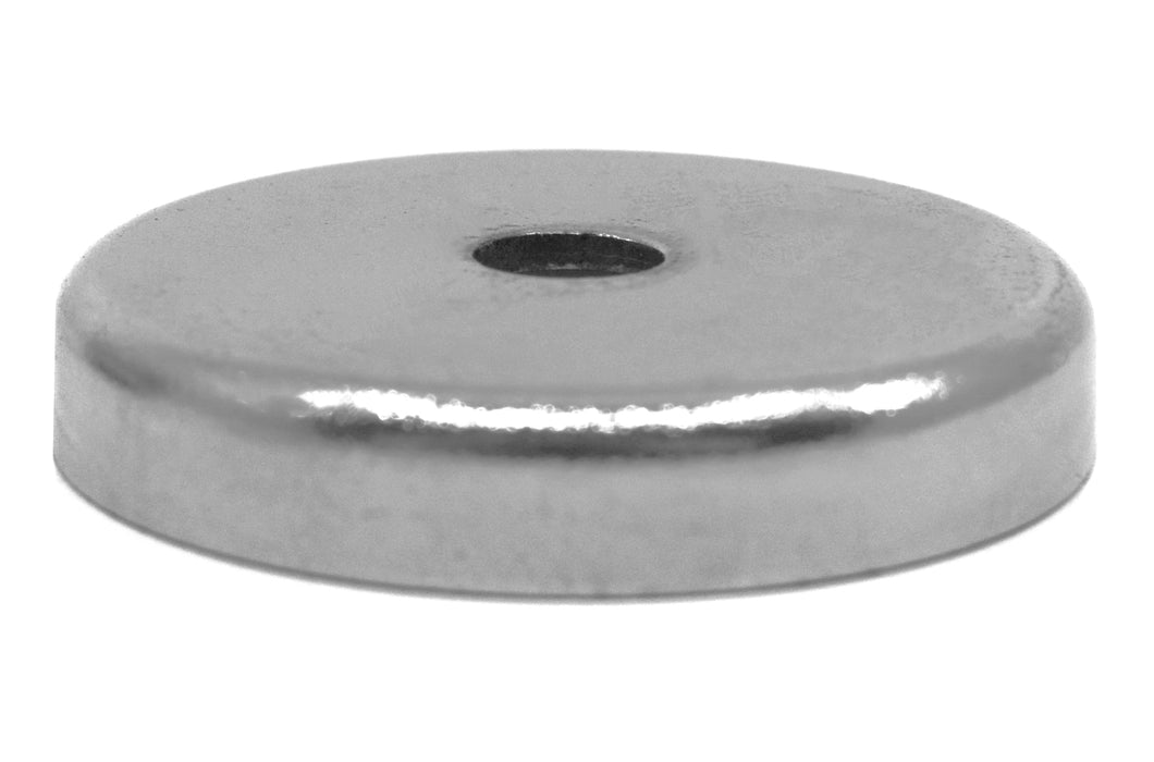 Set of 5 Round Base Magnetic Assemblies, 1.375" x 0.25" / 0.25" Center Hole - hBARSCI