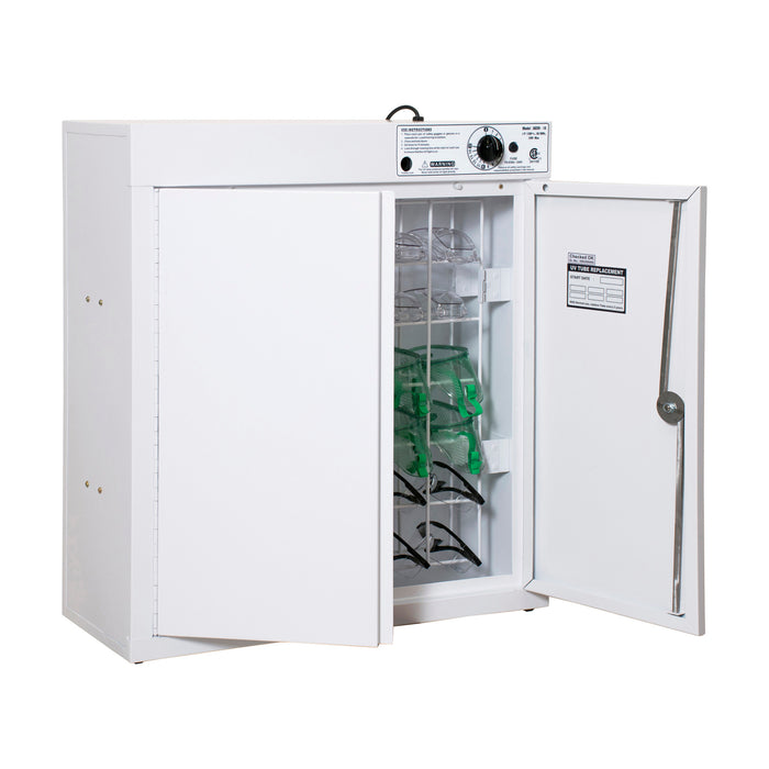 Goggle Sanitizer - UV Sanitizing Cabinet - Holds 36 Goggles - Wall Mountable - Heavy Duty CRC Steel