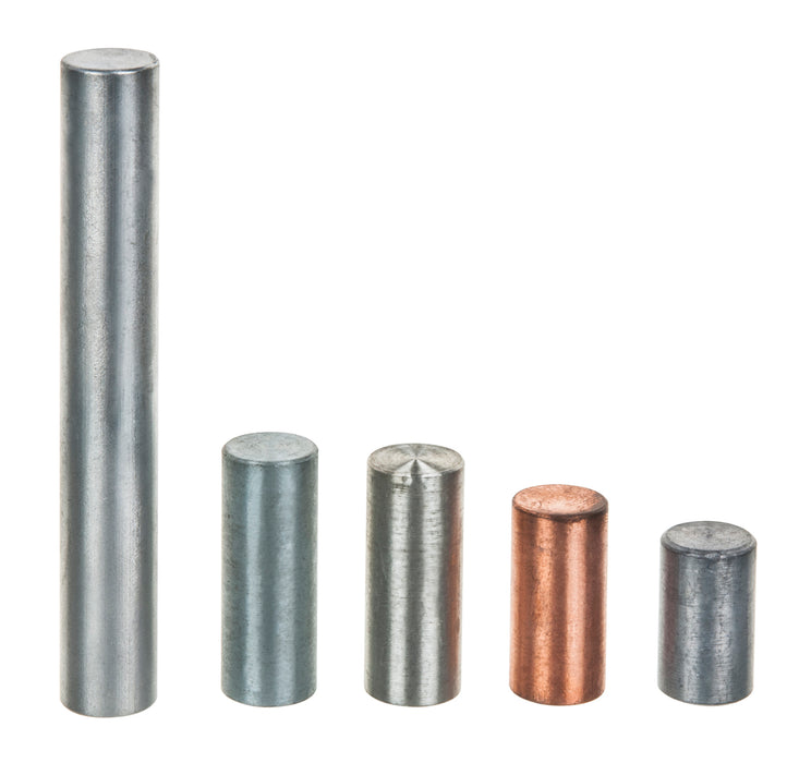 5 Piece Equal Mass Cylinder Set - Includes Zinc, Copper, Aluminum, Tin & Lead