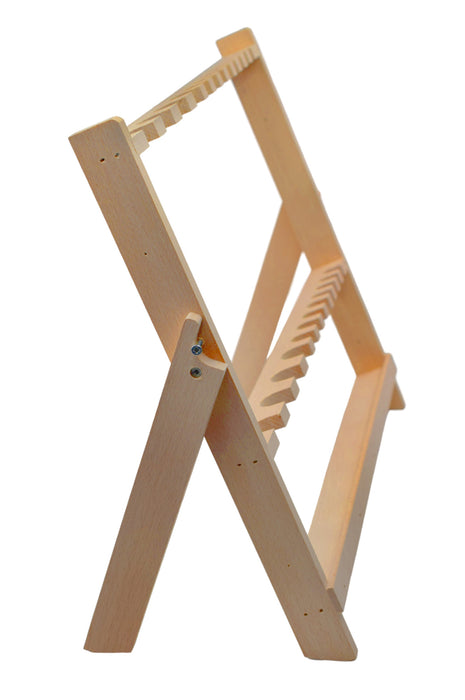 Pipette Rack - Holds 12 Pipettes (4 x 20mm, 2 x 14mm, 2 x 12.5mm and 10 x 4mm) - Hardwood