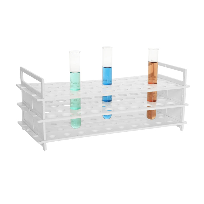 Test Tube Rack - Holds 40 x 20mm Tubes - Polypropylene
