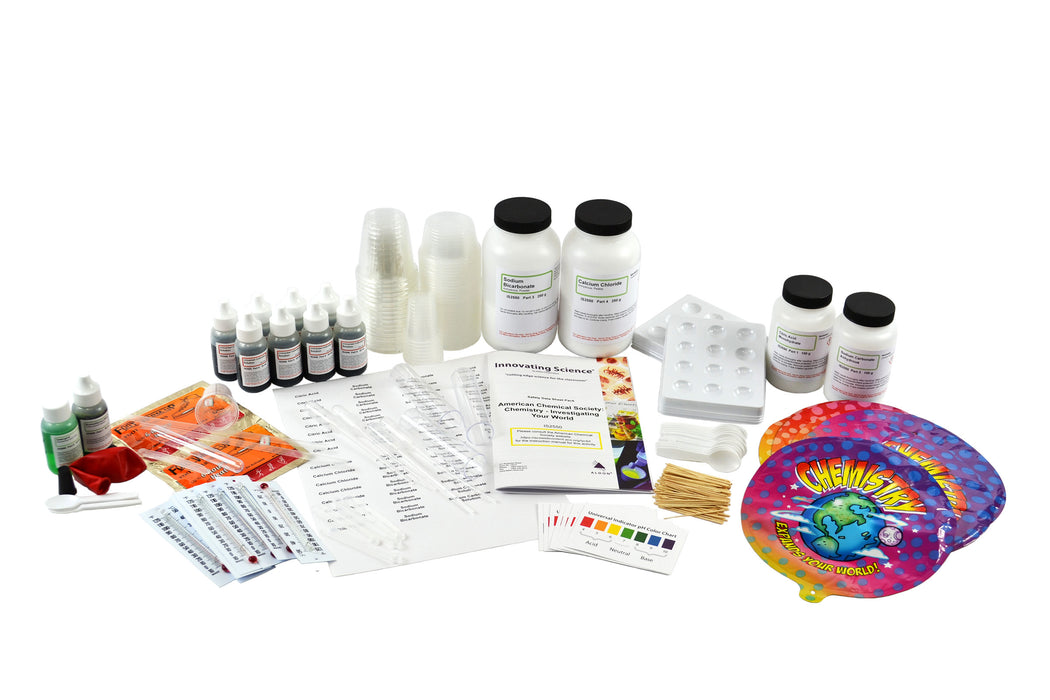 Innovating Science American Chemical Society Chemistry Activity Kit: Investigating Your World (Supplies for 8 Groups)