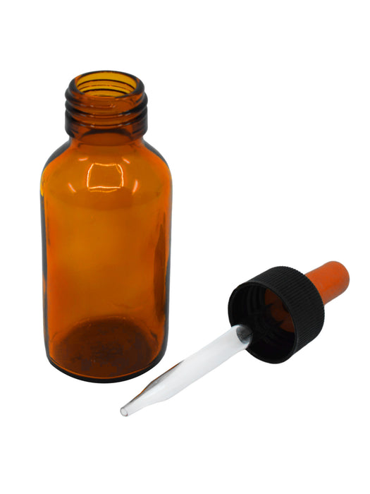 Dropping Bottle, 60mL - Amber - Screw Cap - Soda Glass