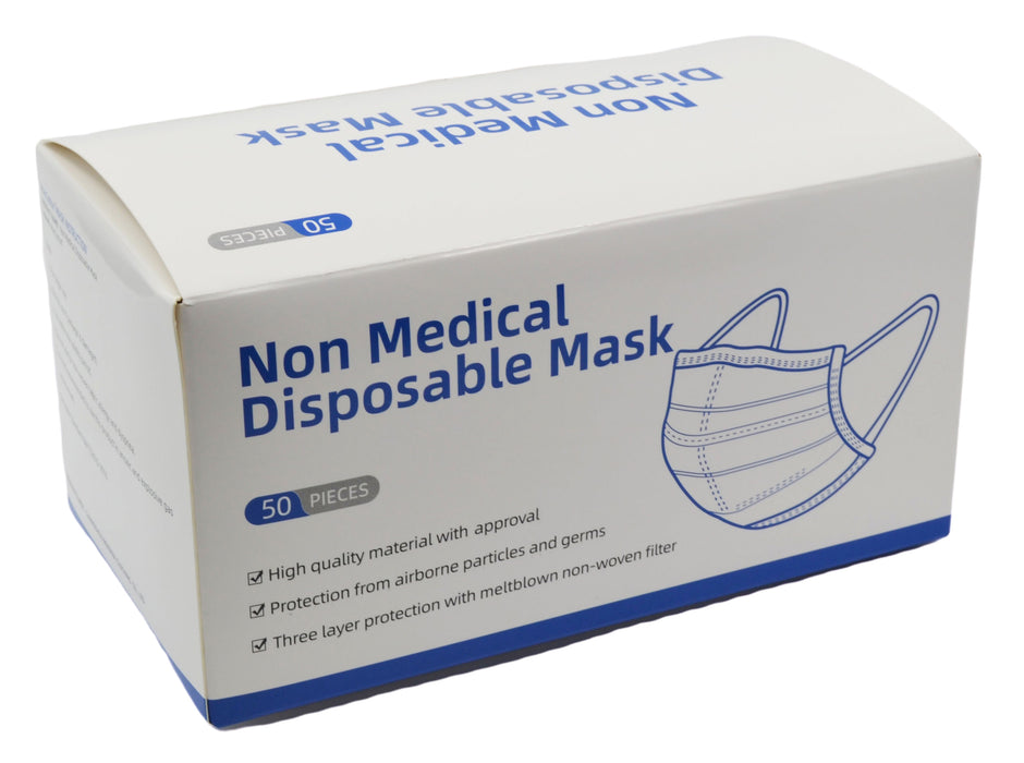 disposable nonmedical face mask box