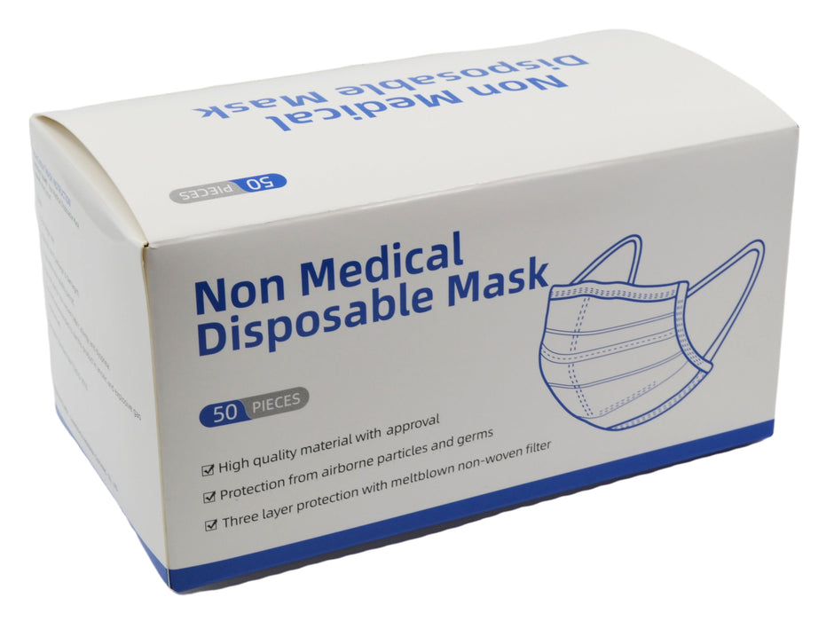 disposable nonmedical face mask box