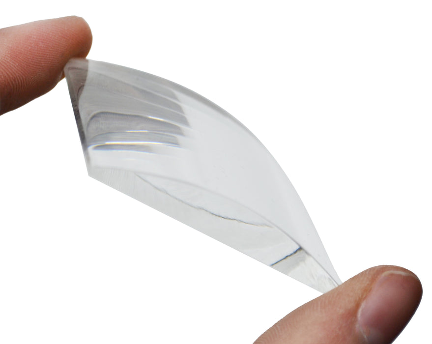 Replacement Lens for Eisco LED Ray Box, Convex Top with Flat Bottom, Glass - Eisco Labs