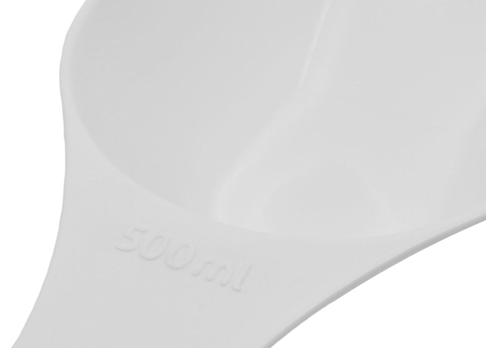 Scoop, 500mL - Flat Bottom - Polypropylene