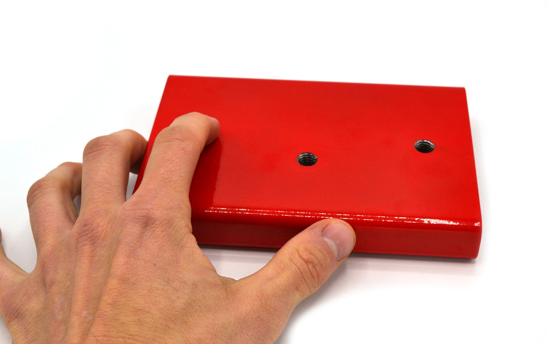Rectangular Retort Base - 6"x4" - Steel