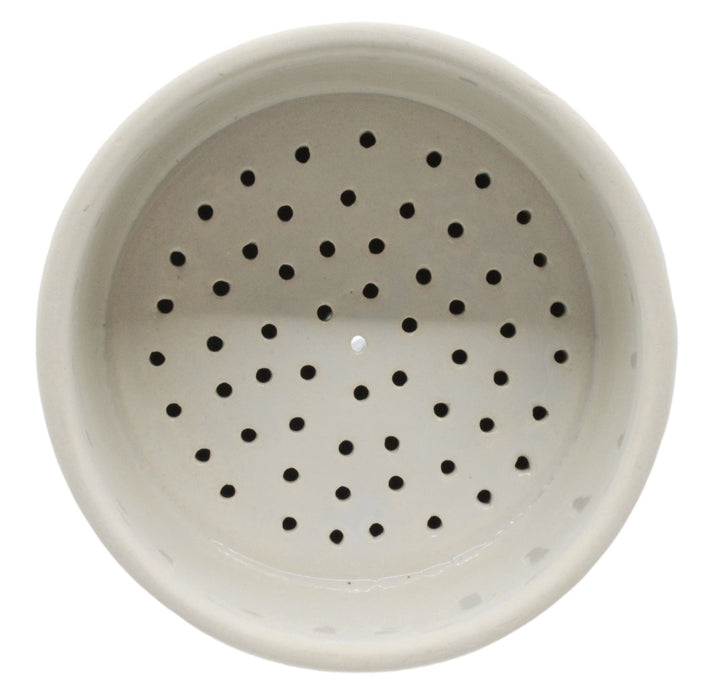 Buchner Funnel, 10cm - Porcelain - Straight Sides, Perforated Plate - Eisco Labs