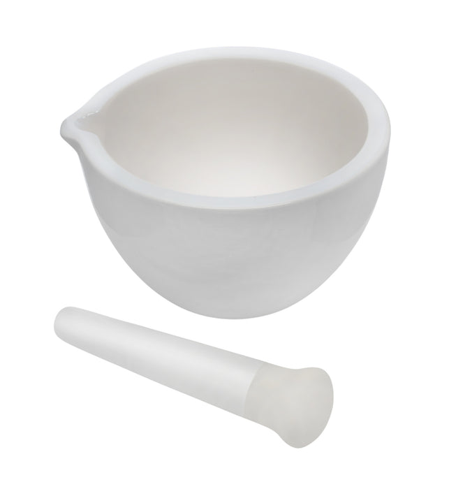 Mortar & Pestle, 1500mL - 200mm - Porcelain, Unglazed Grinding Surface
