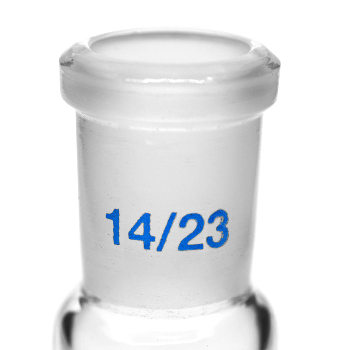 Boiling Flask with Joint, 100ml - Socket Size 14/23 - Round Bottom, Interchangeable Joint - Borosilicate Glass - Eisco Labs