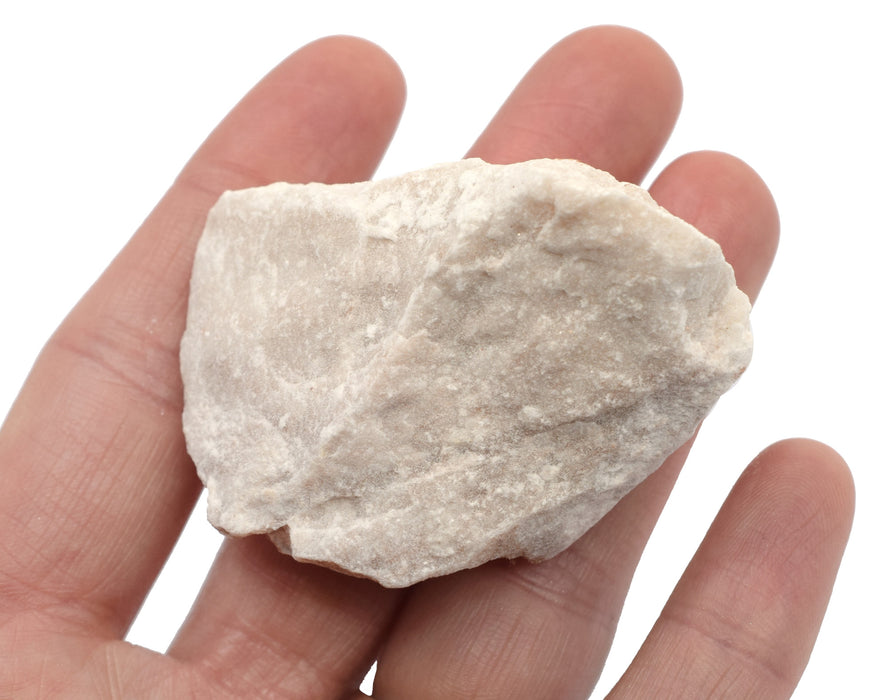 6PK Raw Gypsum, Mineral Specimens, ± 1" Each