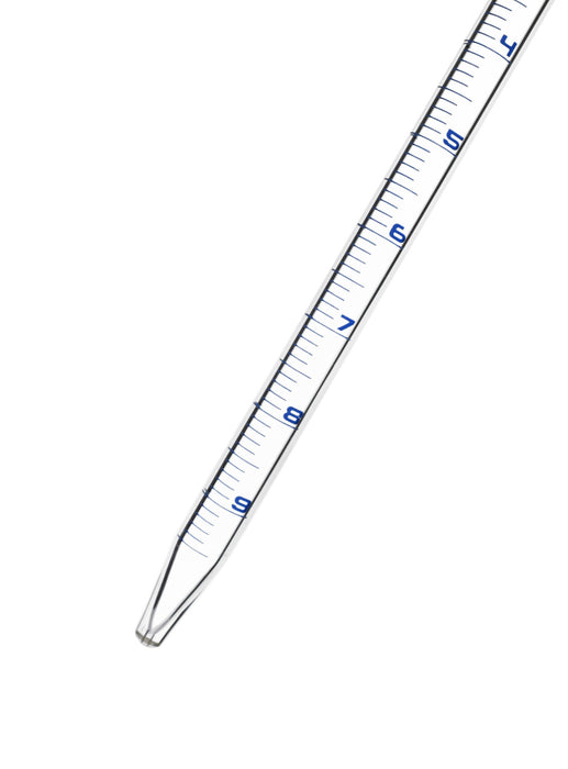 Serological Pipette, 10ml - Class A - Tolerance ±0.050ml  - Borosilicate 3.3 Glass