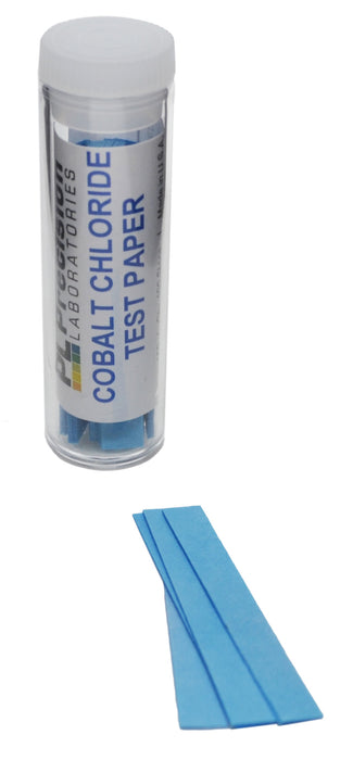 100PK Cobalt Chloride Papers For Testing Water Presence & Humidity - Eisco Labs