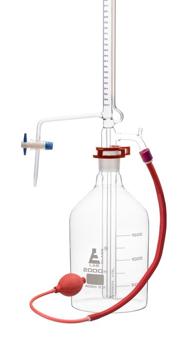 Automatic Zero Burette, 100mL - Class B - Borosilicate Glass