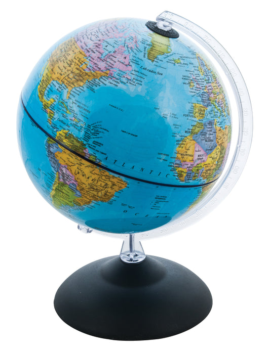 Geographical Globe, 12 Inch - With Plastic Graduated Arc