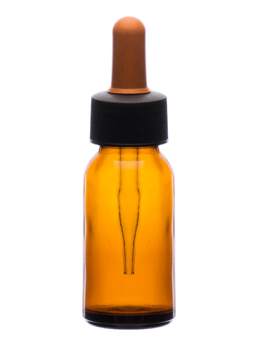 Dropping Bottle, 60mL - Amber - Screw Cap - Soda Glass