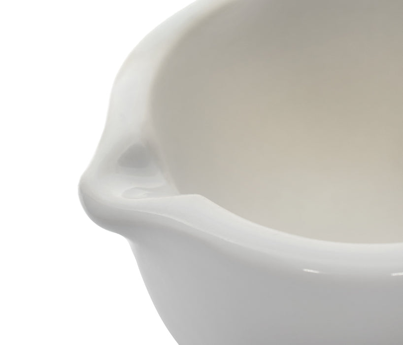 Mortar & Pestle, 70mL - 80mm - Porcelain, Unglazed Grinding Surface