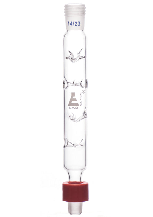 Vigrex Column, 100mm, Cone Size 14/23, Socket Size 14/23, Borosilicate Glass - Eisco Labs