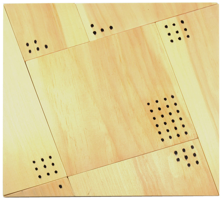7 Piece DIY Pythagorean Theorem Puzzle Kit - Wooden