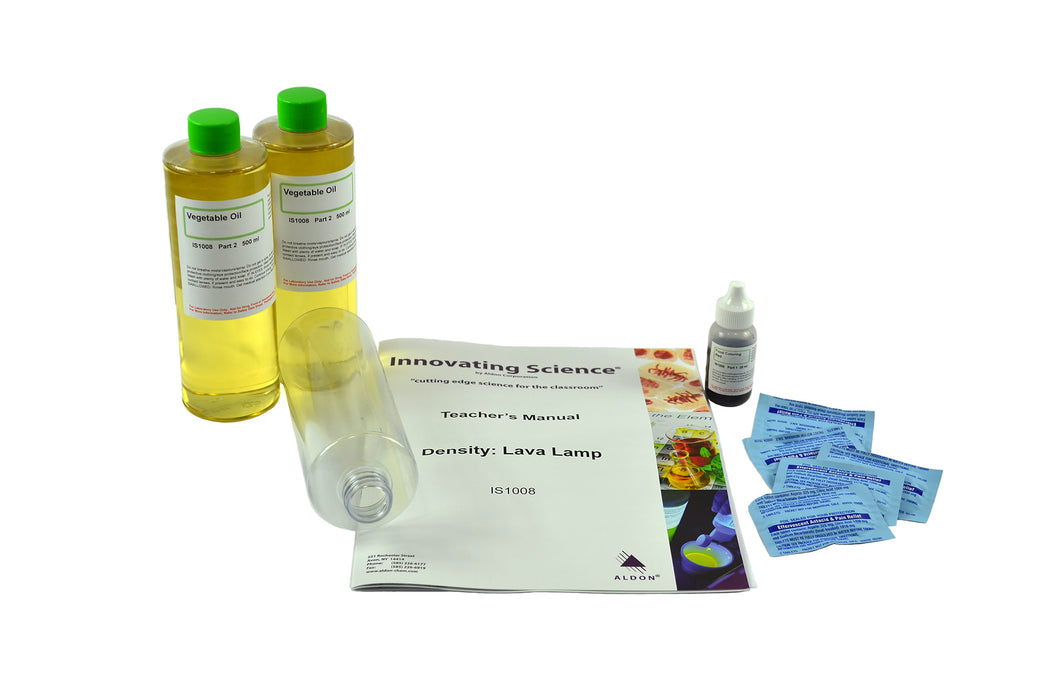 Density Lava Lamp Experiment Kit - Explore & Visualize Density & Polarity - Science At Home Series - Innovating Science