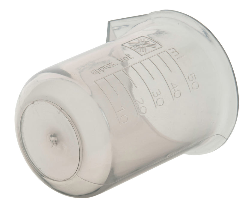 50ml polypropylene beaker on side