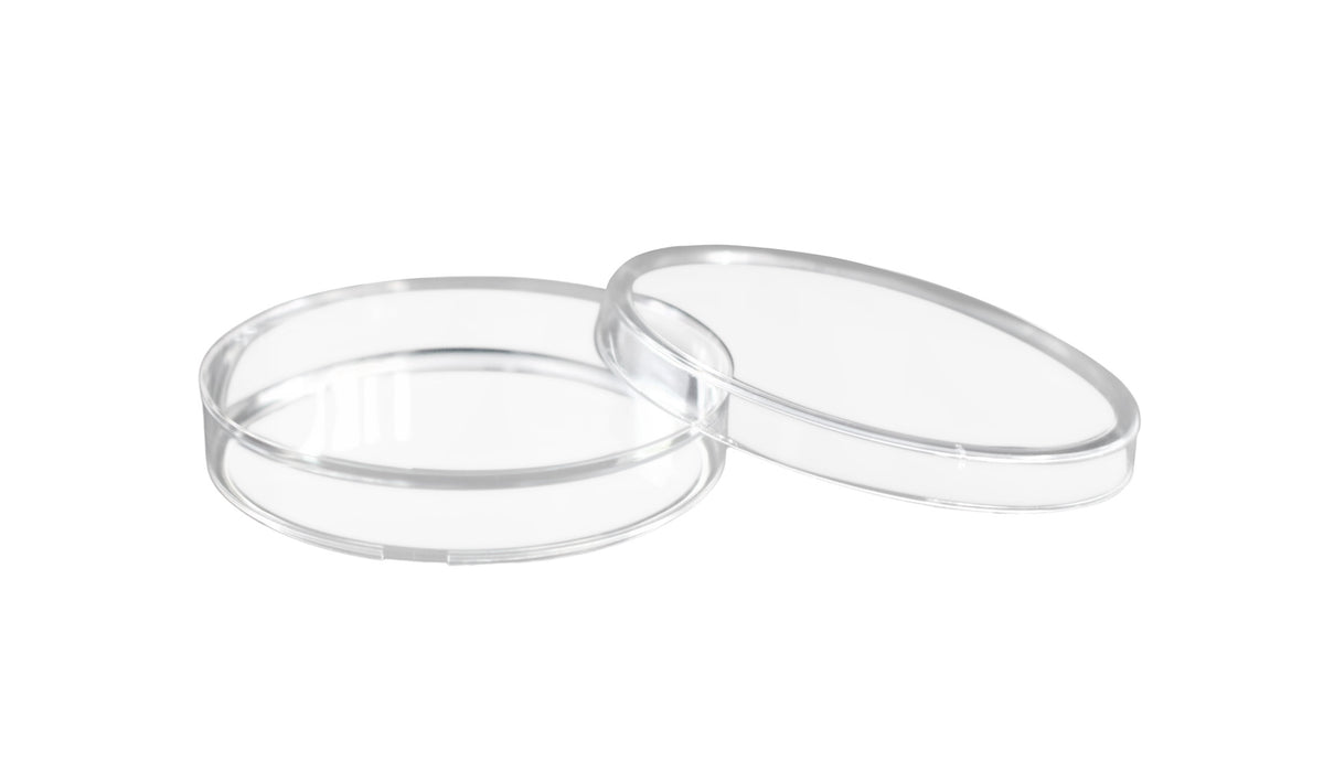 25PK Disposable Petri Dish with Lid - Sterile - 35x15mm - Polystyrene - Triple Vented - Transparent