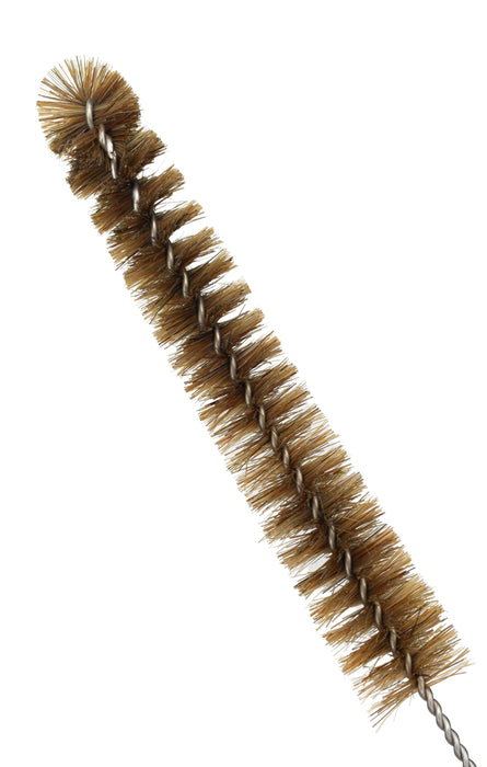 Bristle Cleaning Brush, 9.5" - Fan Shaped End - 0.5" Diameter