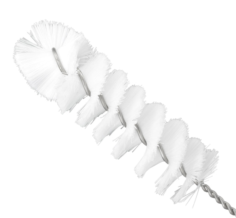 12PK Nylon Cleaning Brushes, 9.25" - Fan Shaped Ends - 0.5" Diameter