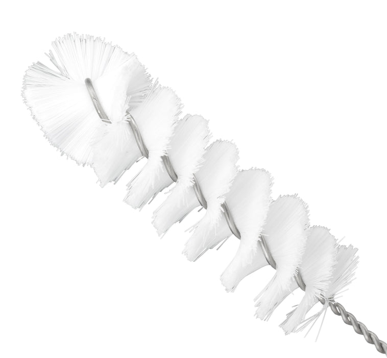 Nylon Cleaning Brush, 9.25" - Fan Shaped End - 0.5" Diameter
