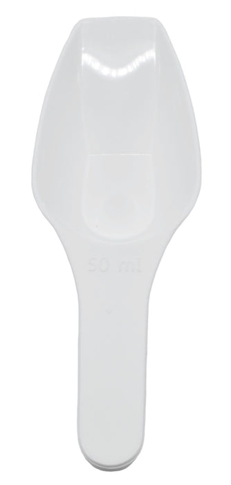 12PK Scoops, 50mL - Flat Bottom - Polypropylene