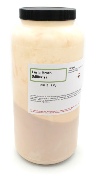 Luria (Miller?ó?é¼?äós) Broth Powder, 1000g ?ó?é¼?ǣ Nutritionally Rich Molecular Biology Broth - Innovating Science