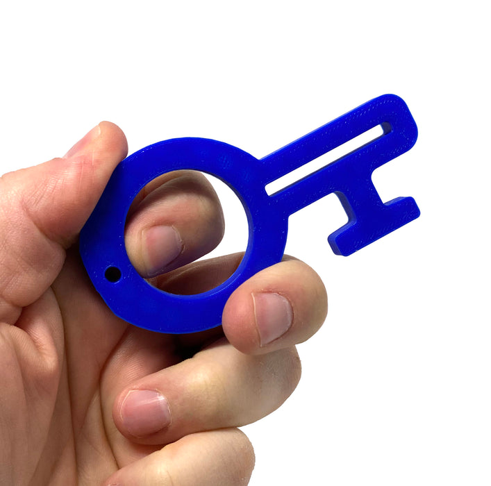 No Touch Key Chain Tool - Reduces Physical Contact with Doors, Buttons, Handles & More