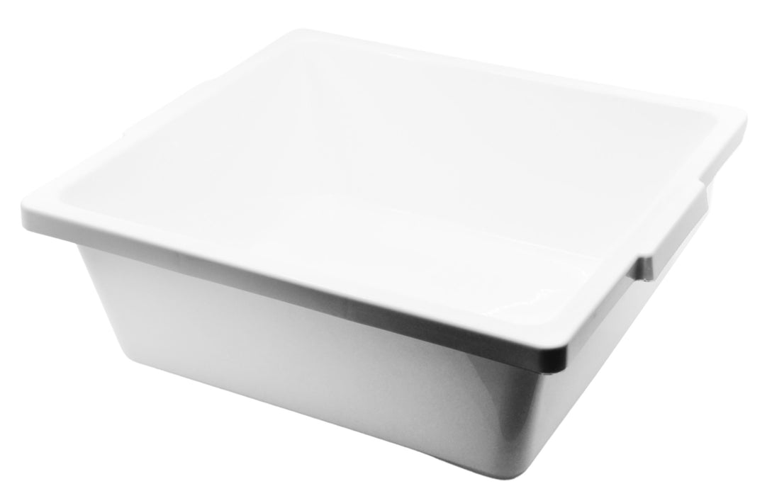 Utility Tray - Polypropylene Plastic - 14.5 x 13.5 x 5 Inches