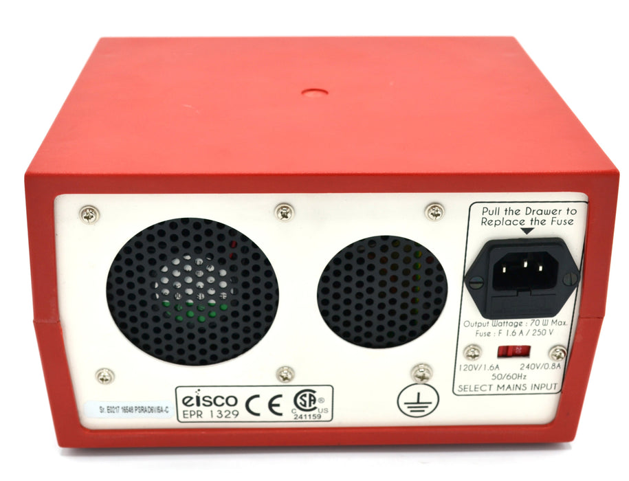 Eisco Dual Output Power Supply: 6 Volts AC, 0-6 Variable DC