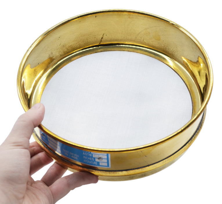 Test Sieve, 8 Inch - Full Height - ASTM No. 60 (250µm) - Brass & Stainless Steel